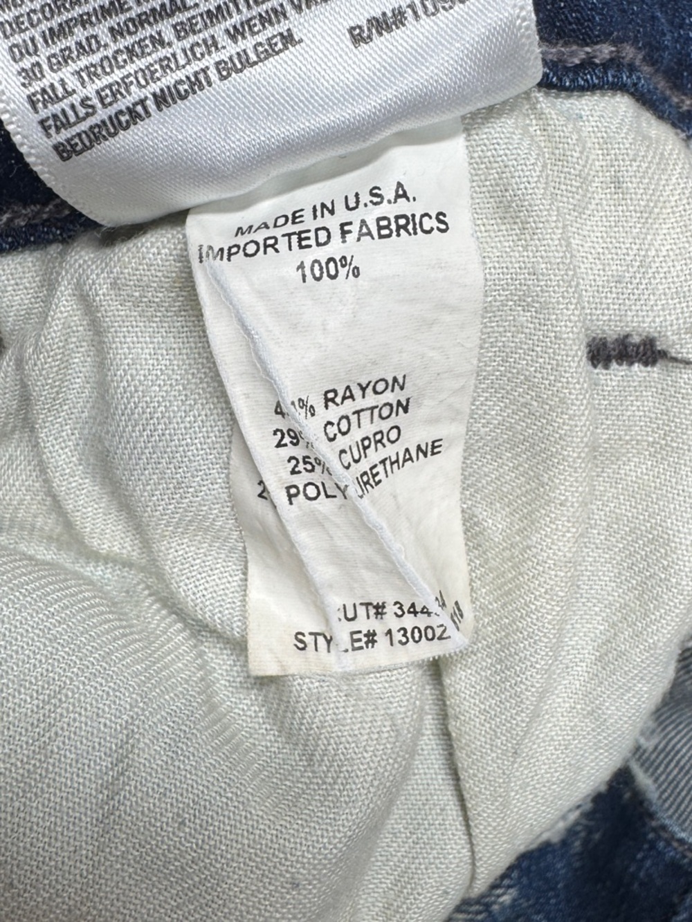 Citizens of Humanity COH Avedon Starry Night Paint Bleach Skinny Blue Jeans 28 - Picture 16 of 17